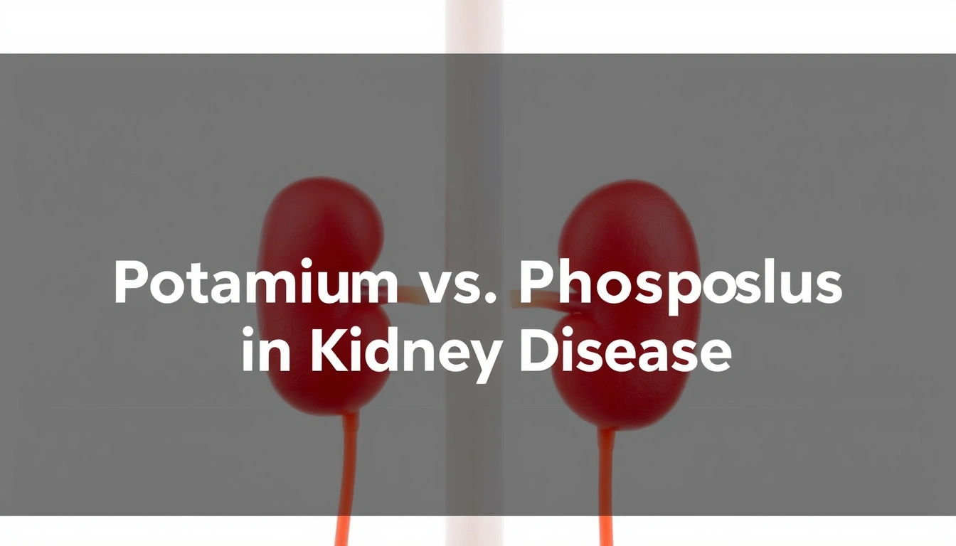 Potassium vs Phosphorus in Kidney Disease: Why Both Matter and How to Track Them Potassium vs Phosphorus in Kidney Disease: Why Both Matter and How to Track Them