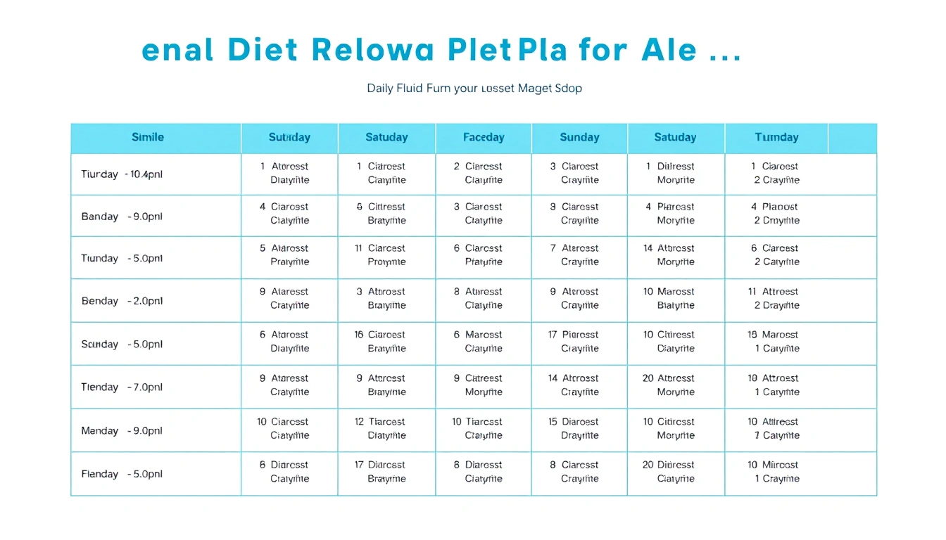 Renal Diet Meal Plan for Dialysis Patients: Daily Fluid and Nutrient Targets
